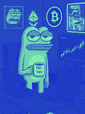 Crypto trading success illustration
